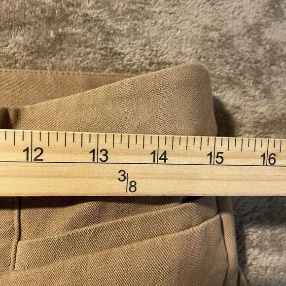 Banana Republic Pants Womens 8 Sloan Tan Tapered Ankle Casual Mid Rise Work - Picture 6 of 7